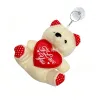 Love bear plush pendant, Valentine's Day couple bear keychain, wedding scattering small gifts Item Picture